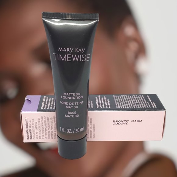 Bronze C 180 (Cool) Matte 3D Foundation - Combo-to-Oily Skin TimeWise…Mary Kay - Picture 1 of 5